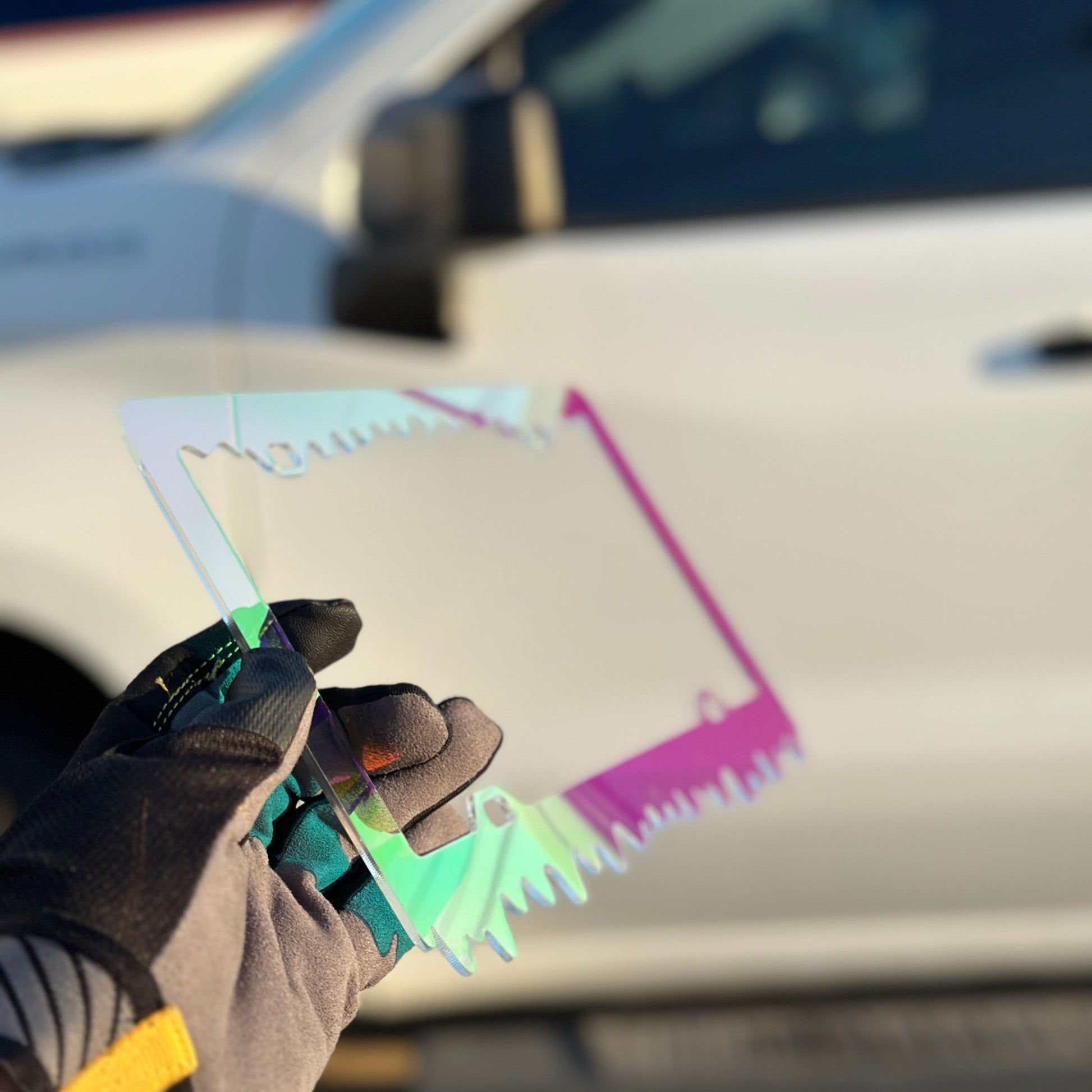 Chameleon Slime Frame car accessory for custom exterior styling