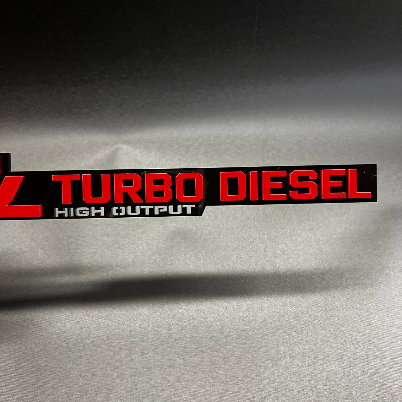 Ram 2500 3500 compatible 6.7L Turbo Diesel emblem with High Output detail.