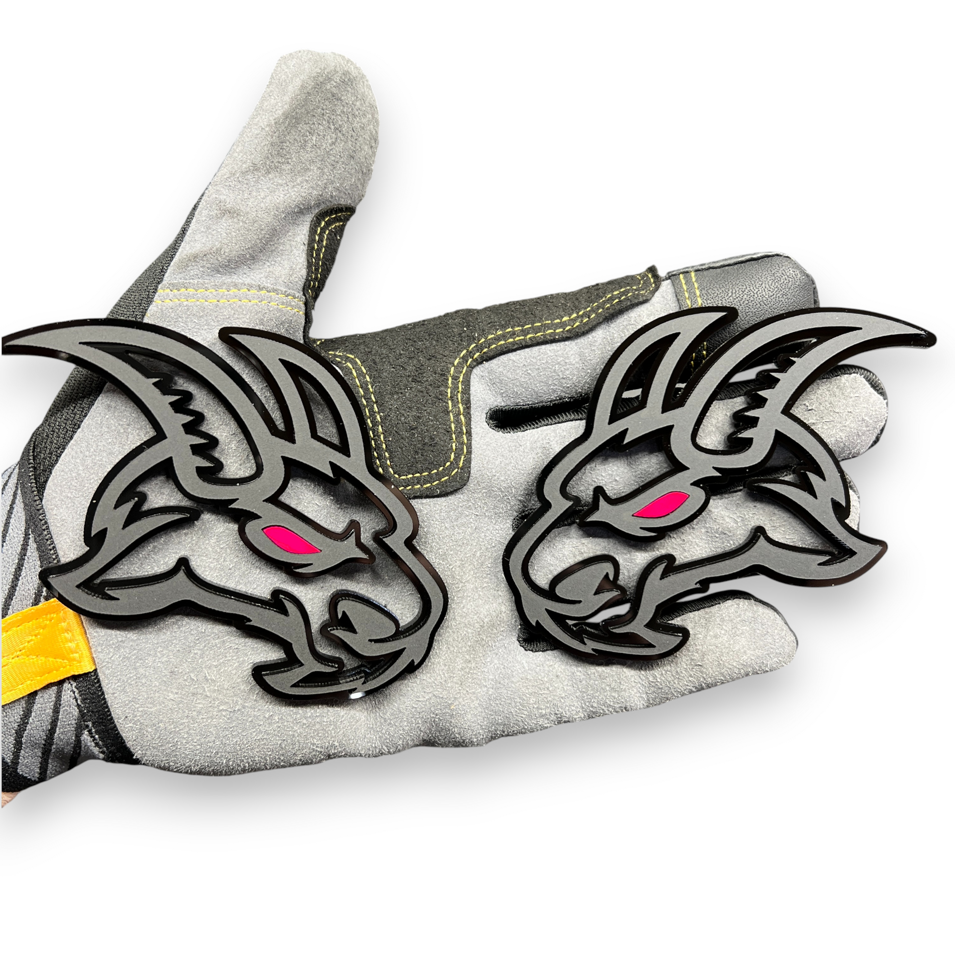Ram head truck badge acrylic red eye detail for Dodge Ram custom accessory styling