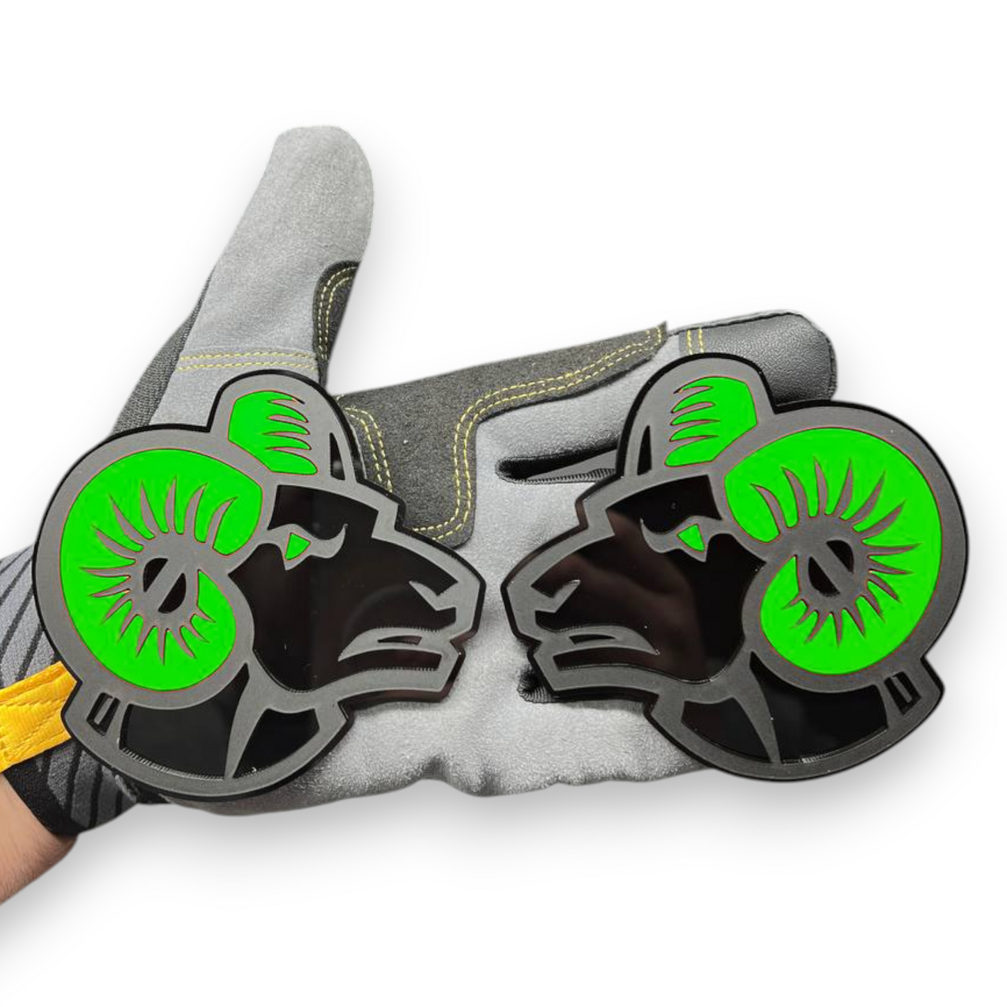 Aftermarket Big Horn Ram badge pair for Dodge Ram trucks custom exterior emblem