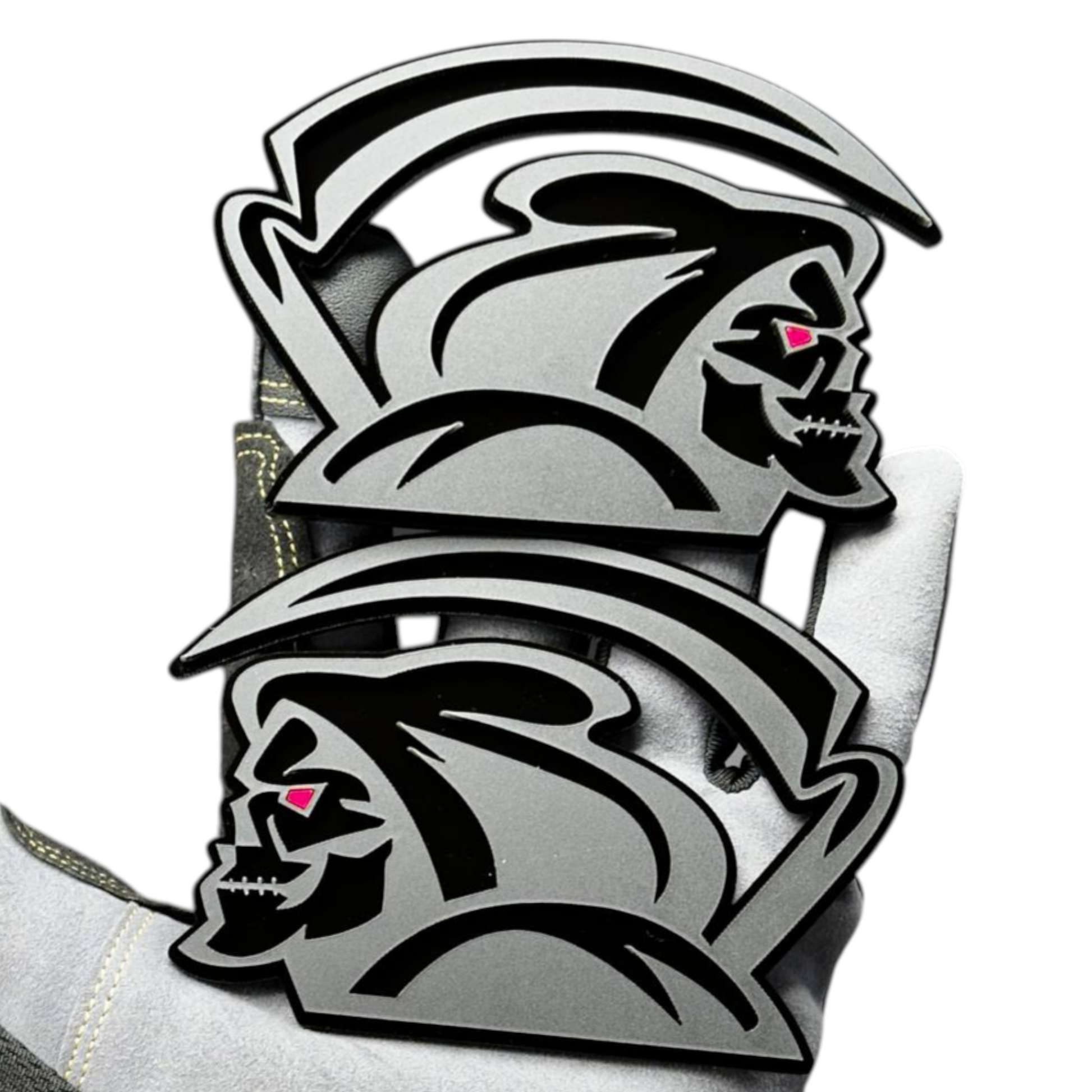 Aftermarket  Grim Reaper emblem pair for car truck SUV Jeep builds
