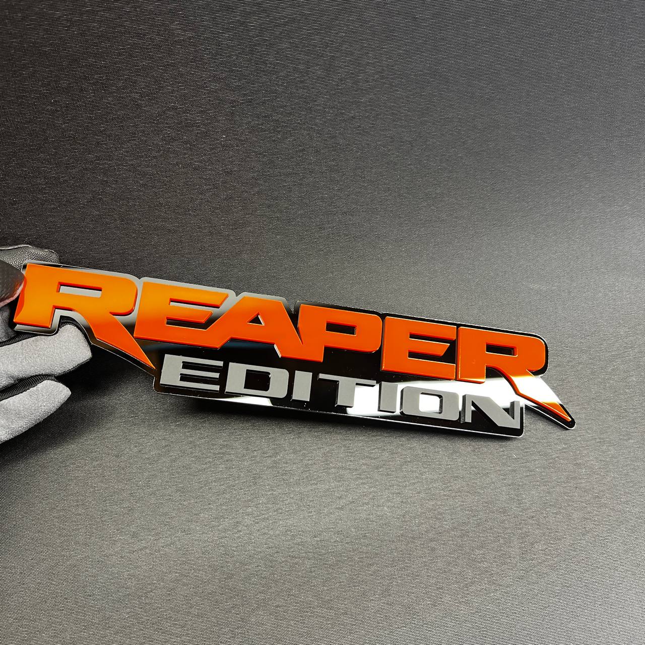 Custom Reaper Edition truck badge fender emblem for exterior styling