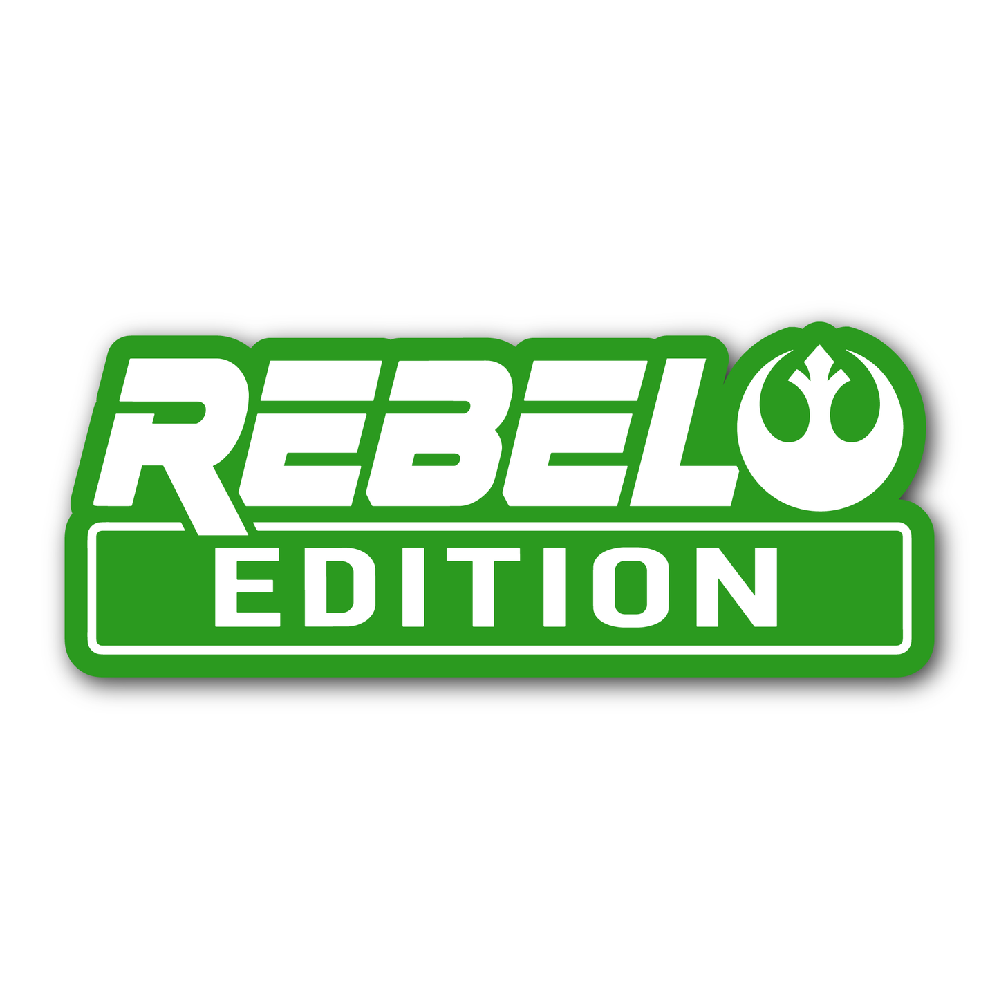 Rebel Edition custom automotive badge for fender tailgate or exterior decoration