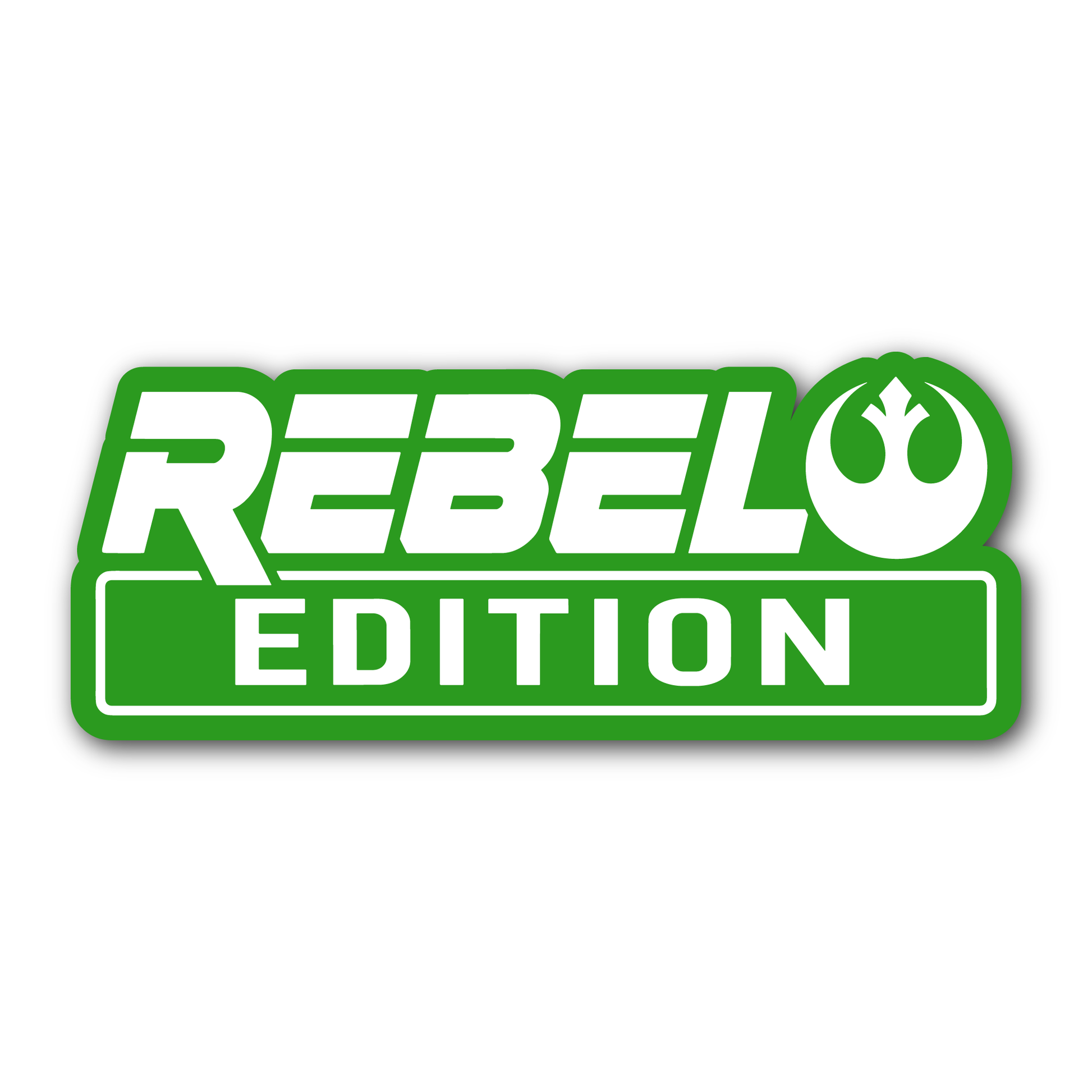 Rebel Edition custom automotive badge for fender tailgate or exterior decoration