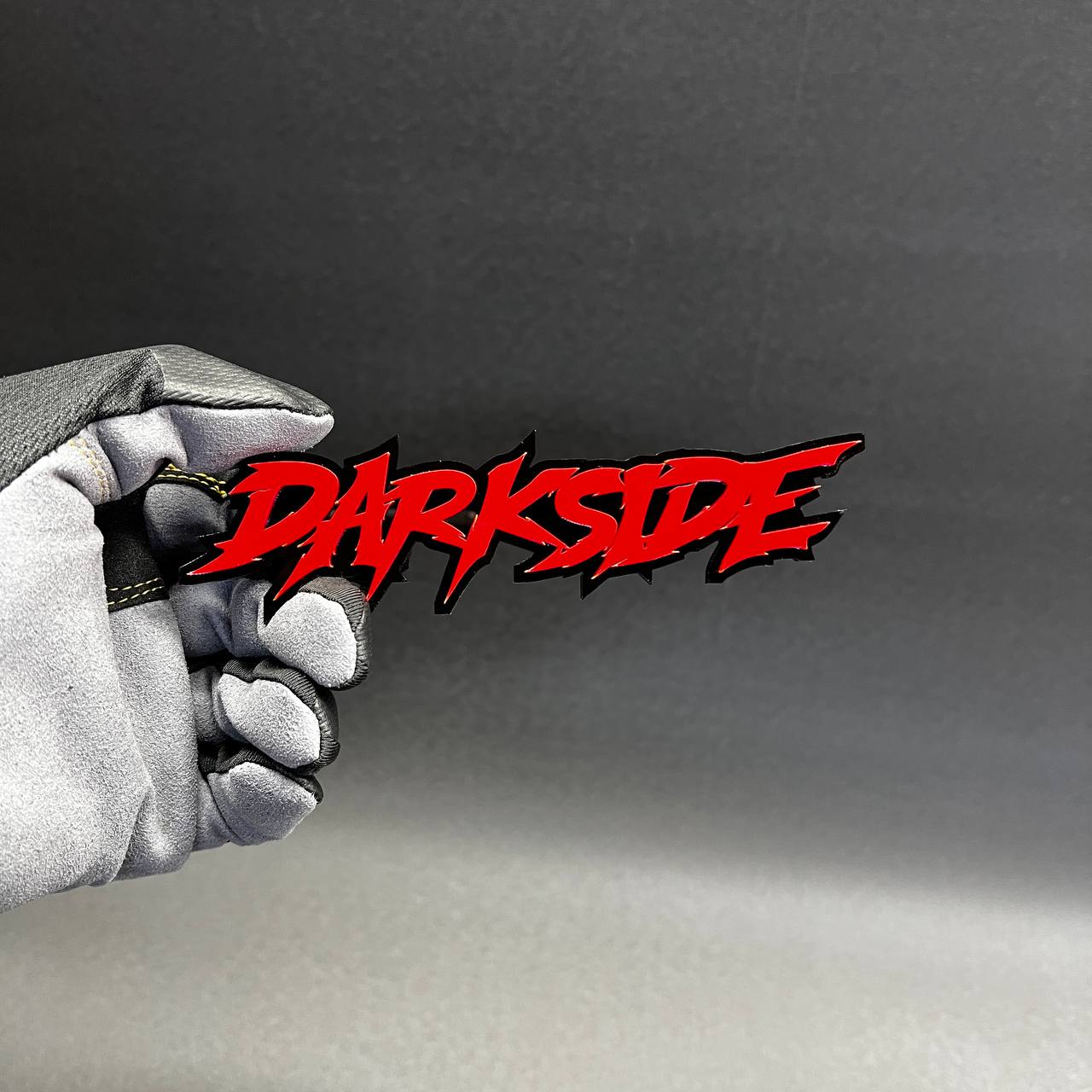 bold sharp text emblem for hood truck styling