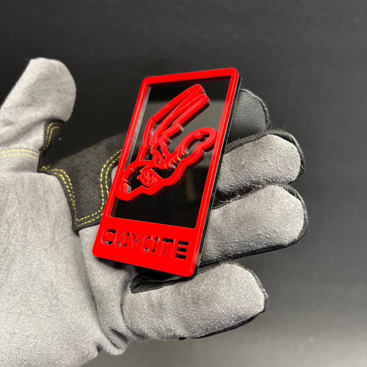 Coyote car badge for Nissan Titan aggressive truck styling