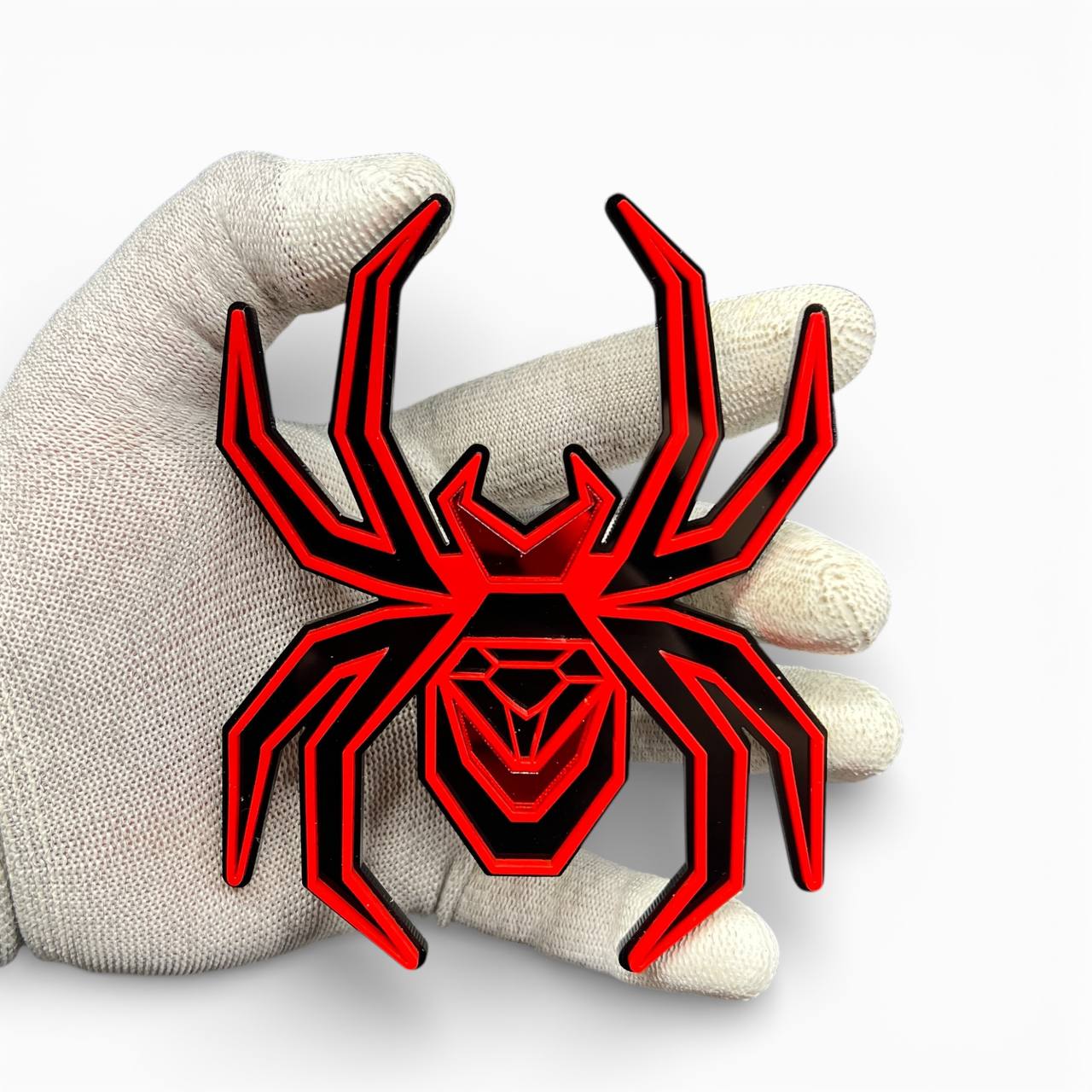 Spider Black Widow Car Badge Custom Acrylic 3D car Emblem Sport Off-road 4x4 Truck
