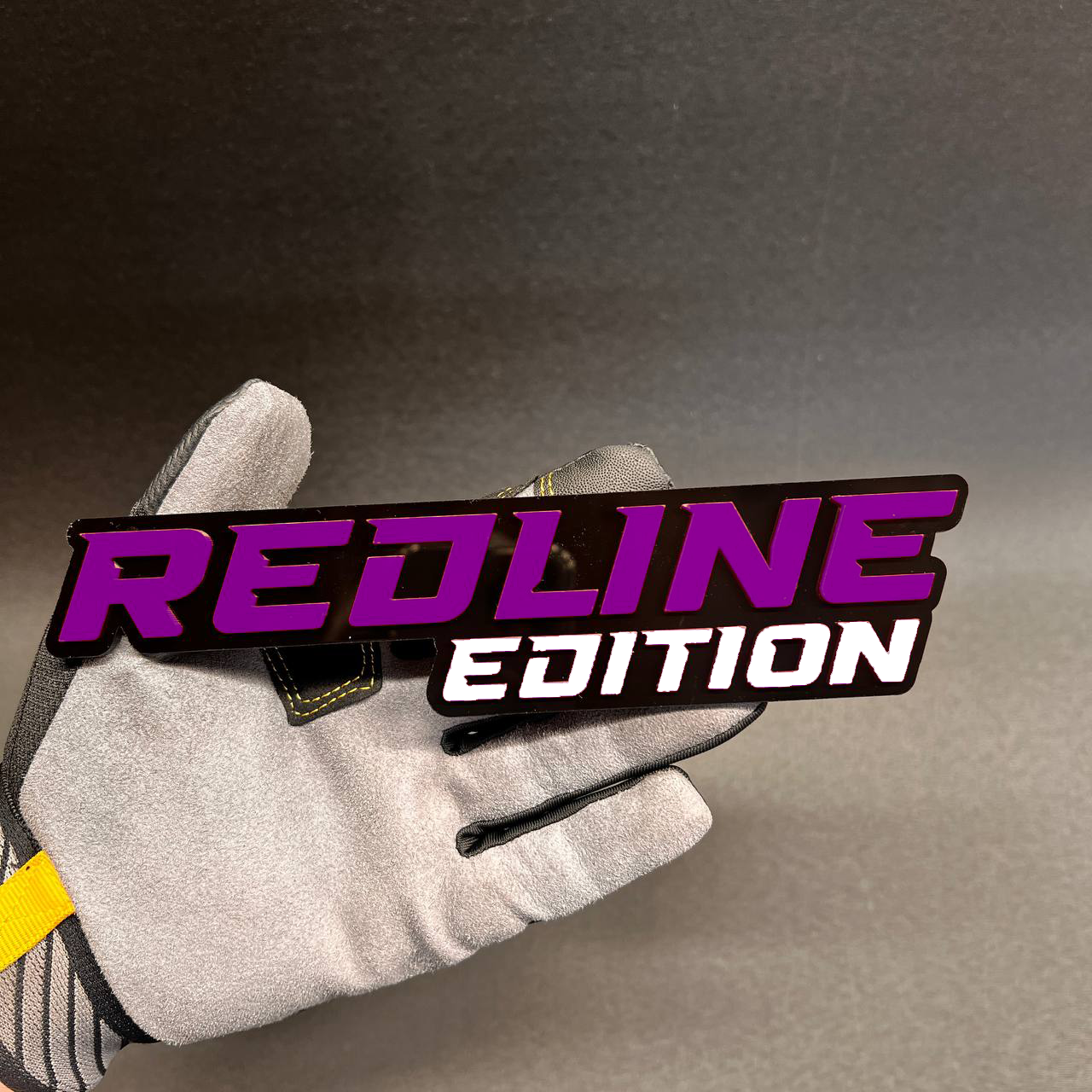 Car Badge REDLINE EDITION Fender Emblem Engine  Decal Hood Truck Fits