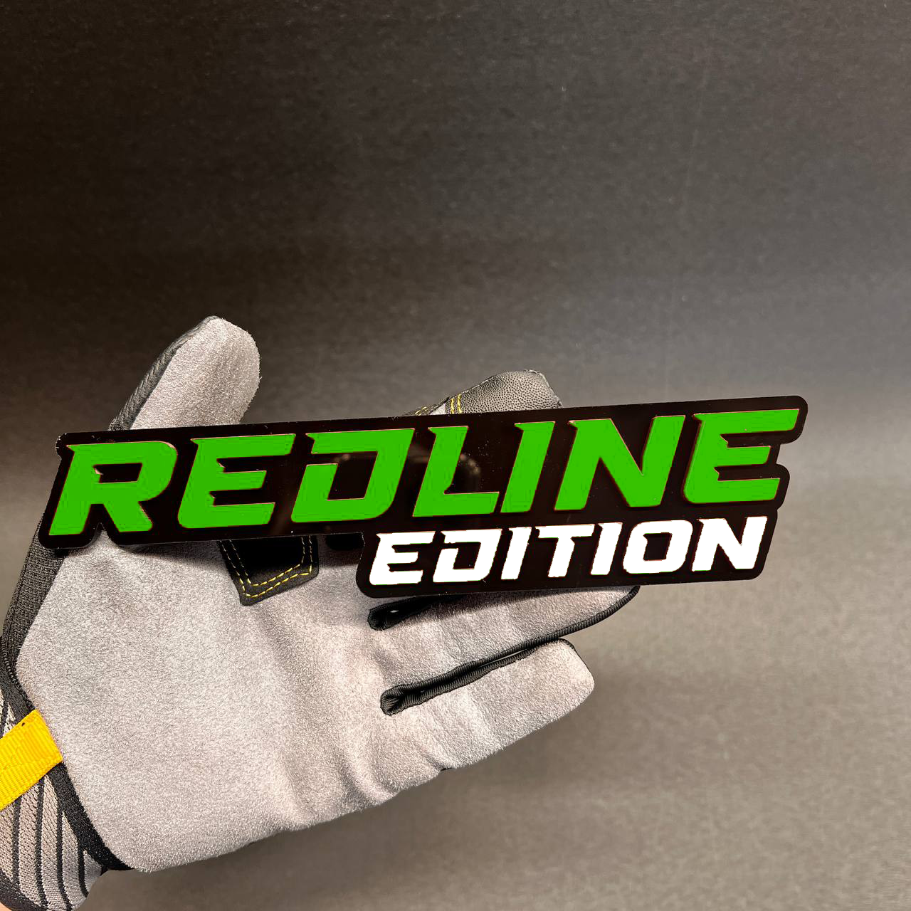 Car Badge REDLINE EDITION Fender Emblem Engine  Decal Hood Truck Fits