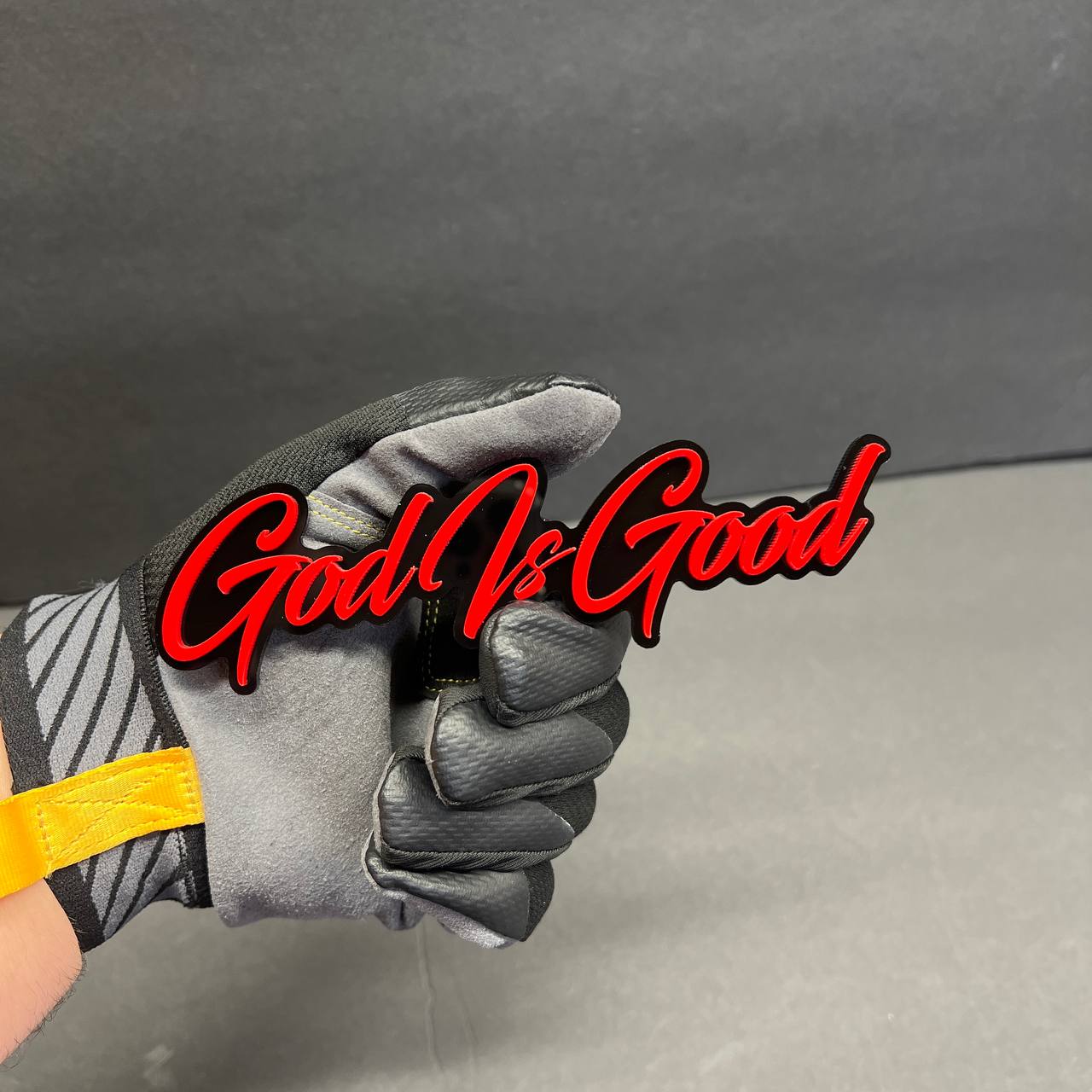 Custom faith inspired tailgate badge for Ford Raptor truck accessory upgrade