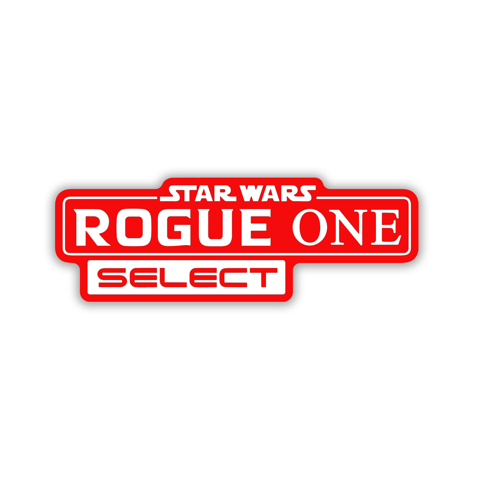 Rogue One Select sci-fi car badge with 3M adhesive backing