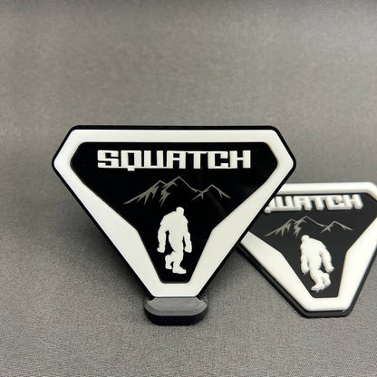 Squatch Badge Fits Ford Bronco Custom Off-Road Acrylic Emblem