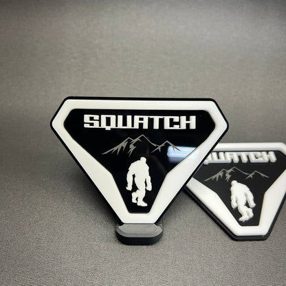 Squatch Badge Fits Ford Bronco Custom Off-Road Acrylic Emblem
