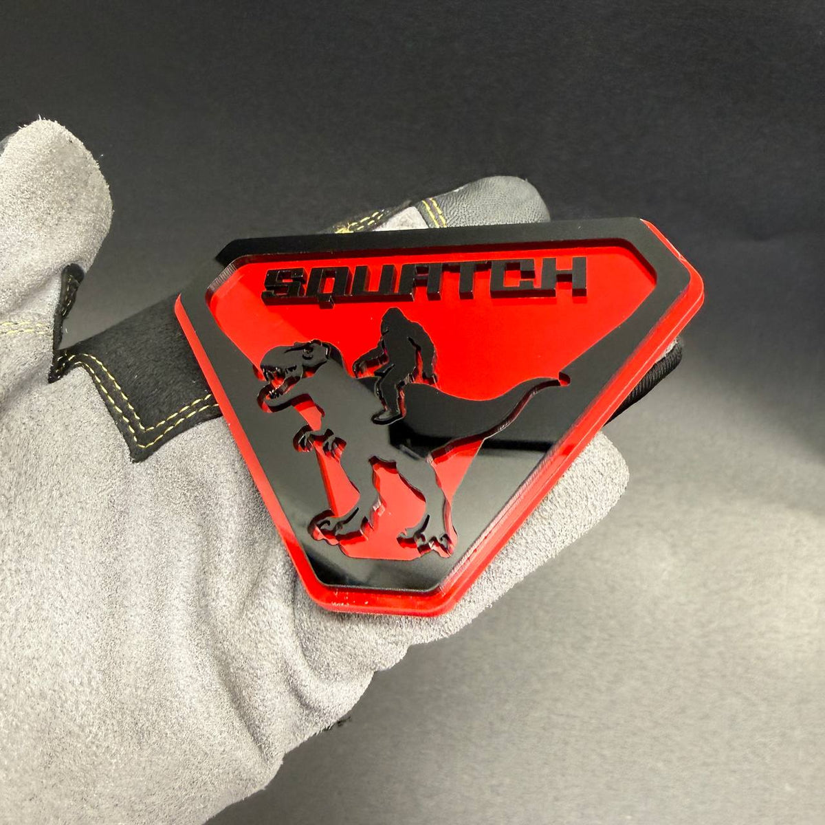 Sasquatch T-Rex fender badge for Bronco Raptor Badlands and adventure vehicles