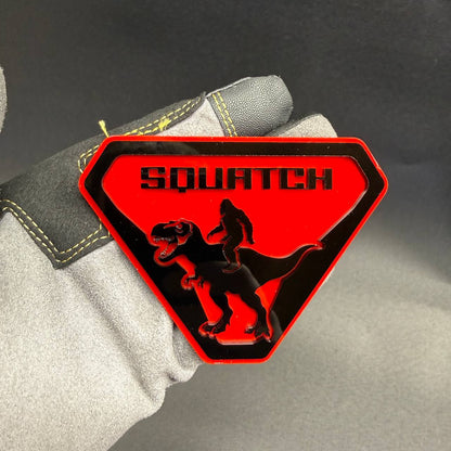 Sasquatch Raptor dinosaur fender emblem for Ford Bronco and 4x4 truck customization
