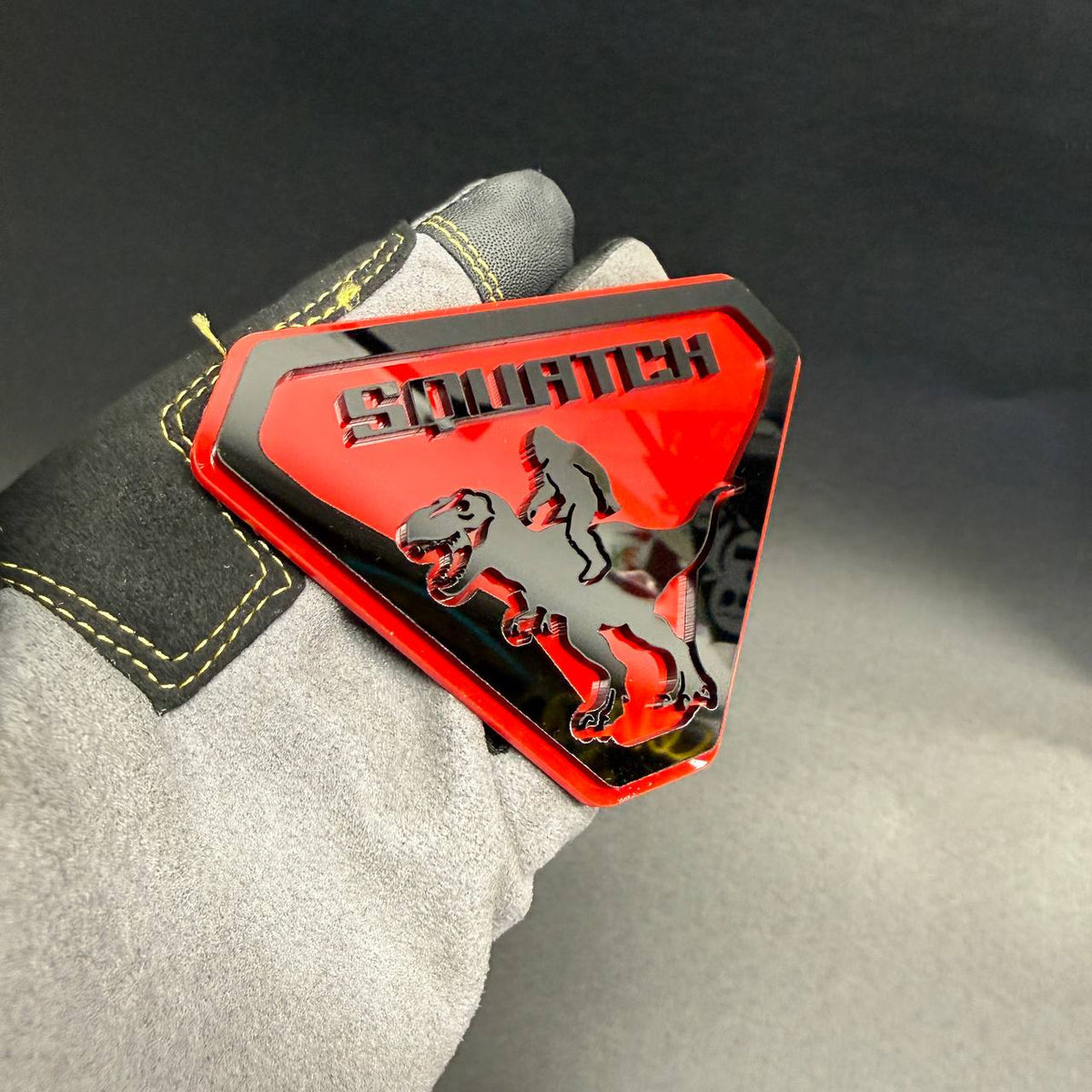 Sasquatch Raptor off-road car emblem for Ford Bronco fender and exterior customization