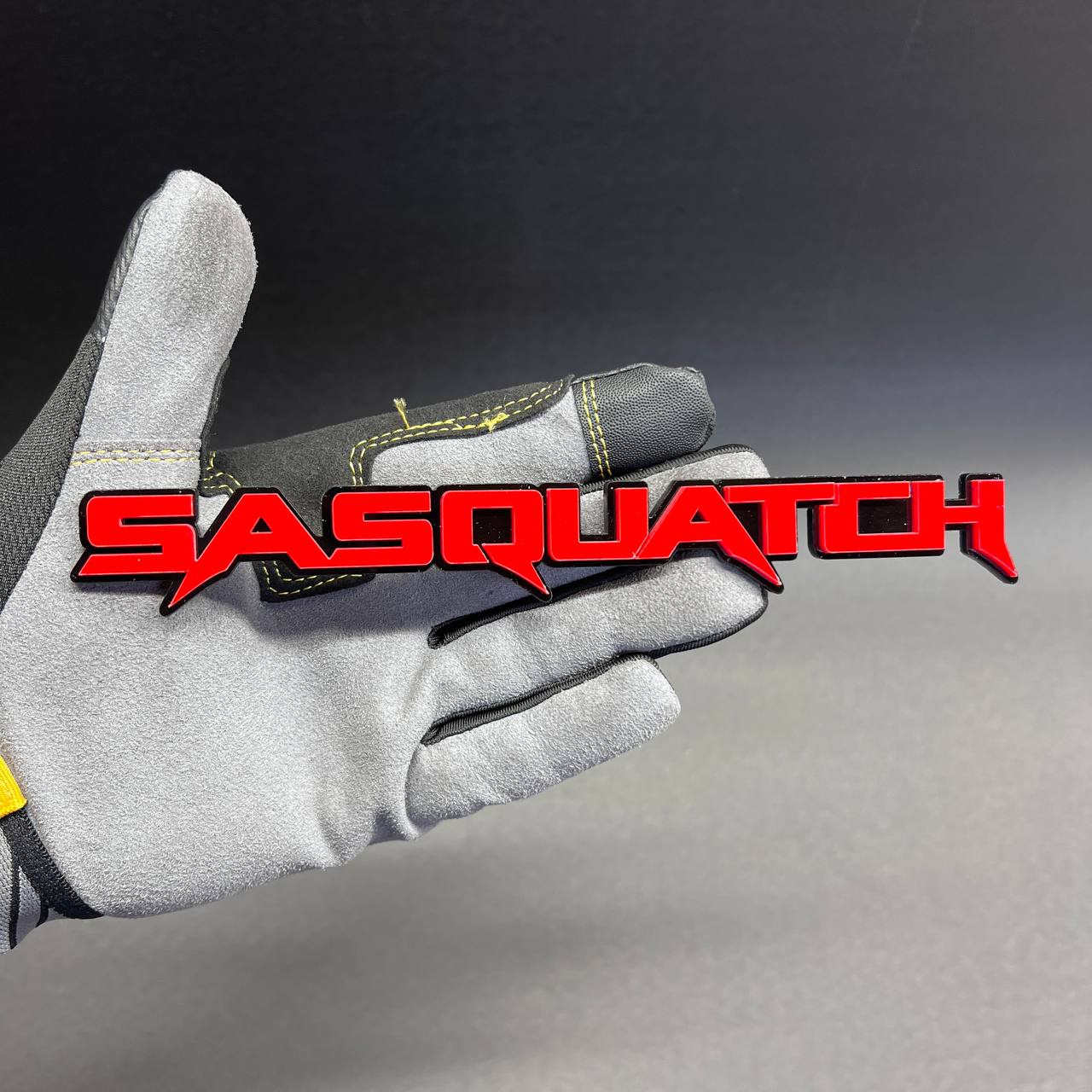 Custom exterior Sasquatch car emblem for trucks and SUVs