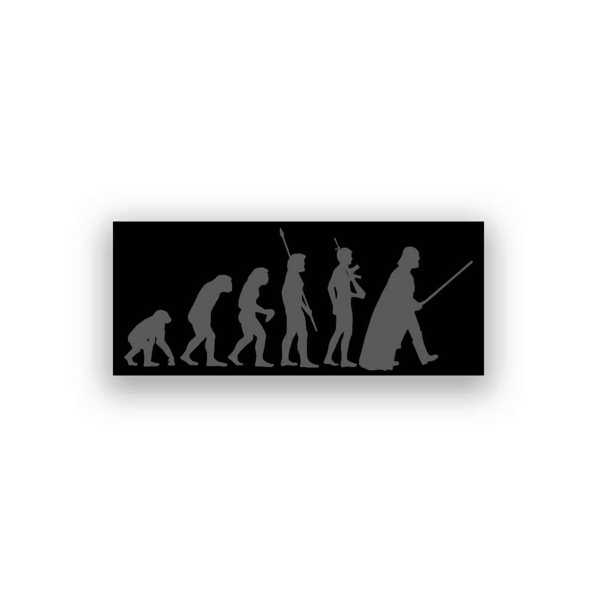 Custom Star Wars inspired emblem with a unique evolution sequence and Darth Vader style silhouette