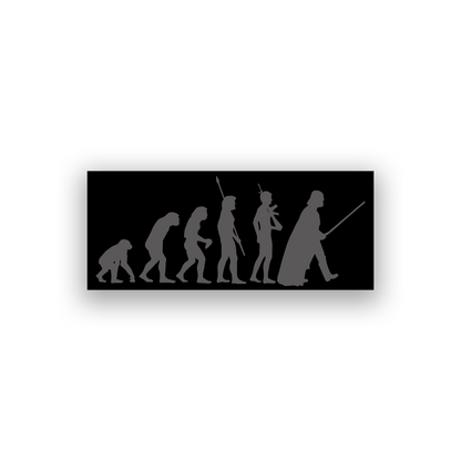 Custom Star Wars inspired emblem with a unique evolution sequence and Darth Vader style silhouette