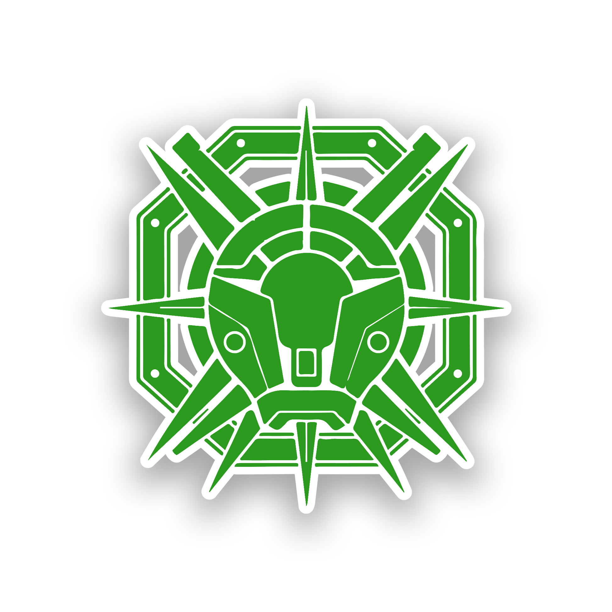 Custom Star Wars inspired car emblem with detailed futuristic automotive artwork
