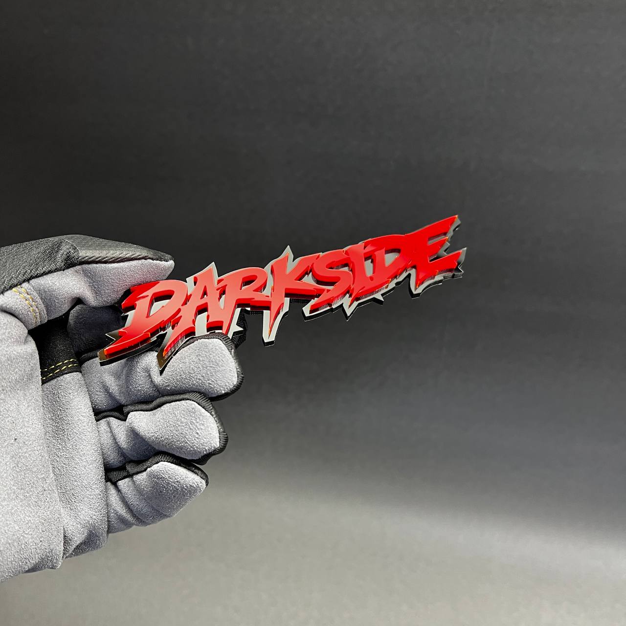 custom phrase badge sharp font aggressive design