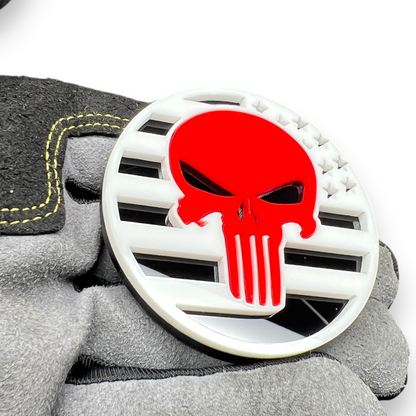 black skull badge ram 1500 muscle truck jeep avenger tailgate emblem