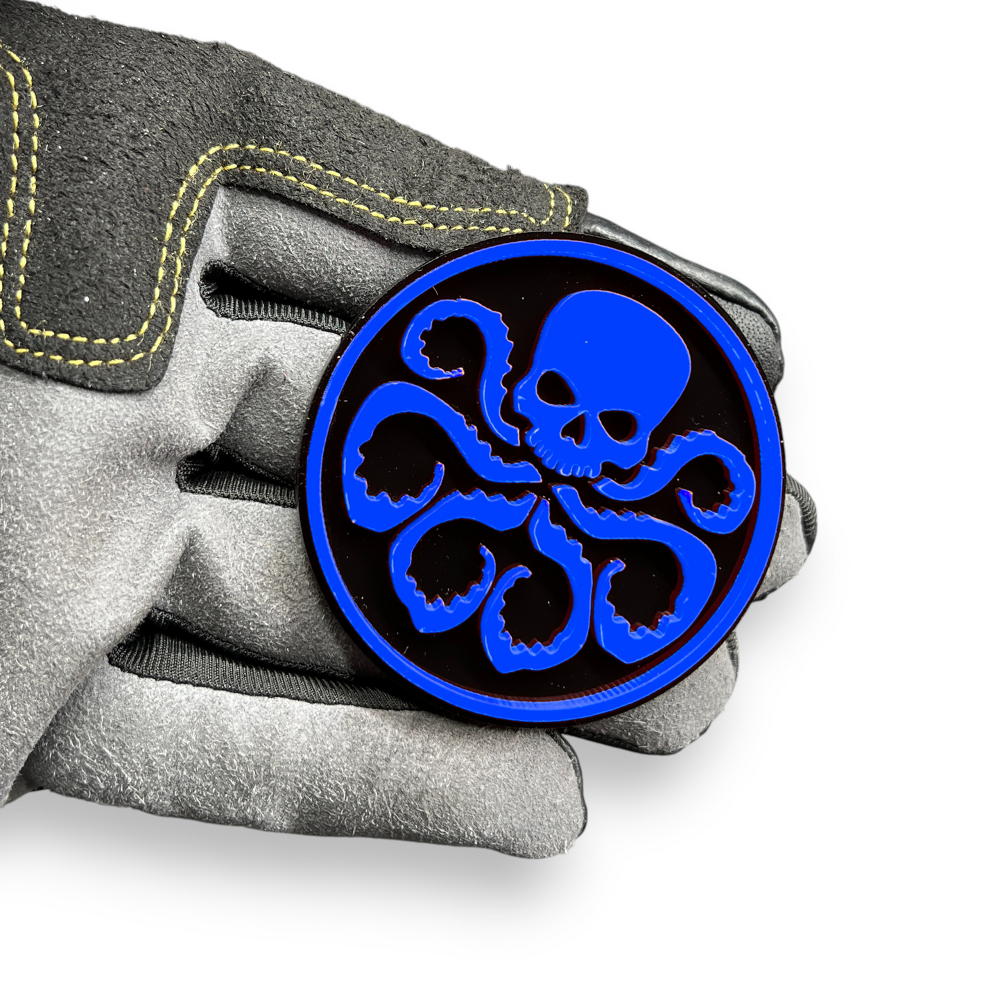 skull octopus jeep wrangler rubicon badge offroad performance emblem