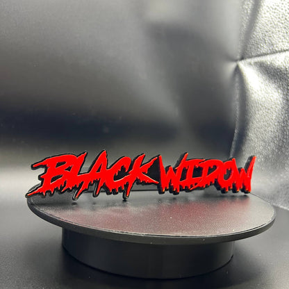 dripping text fender badge offroad ram 2500 custom name emblem