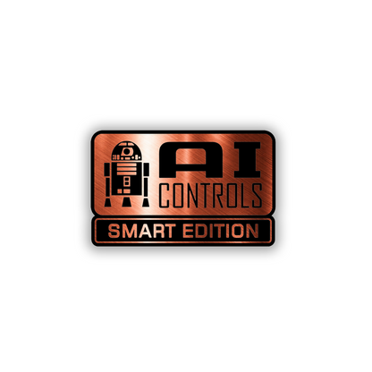 AI Smart Edition engraved automotive emblem for car exterior customization
