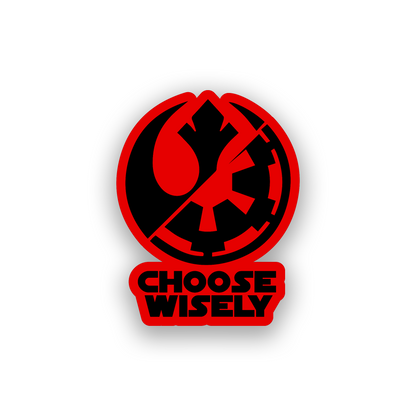 Laser engraved Star Wars inspired badge for car exterior decoration