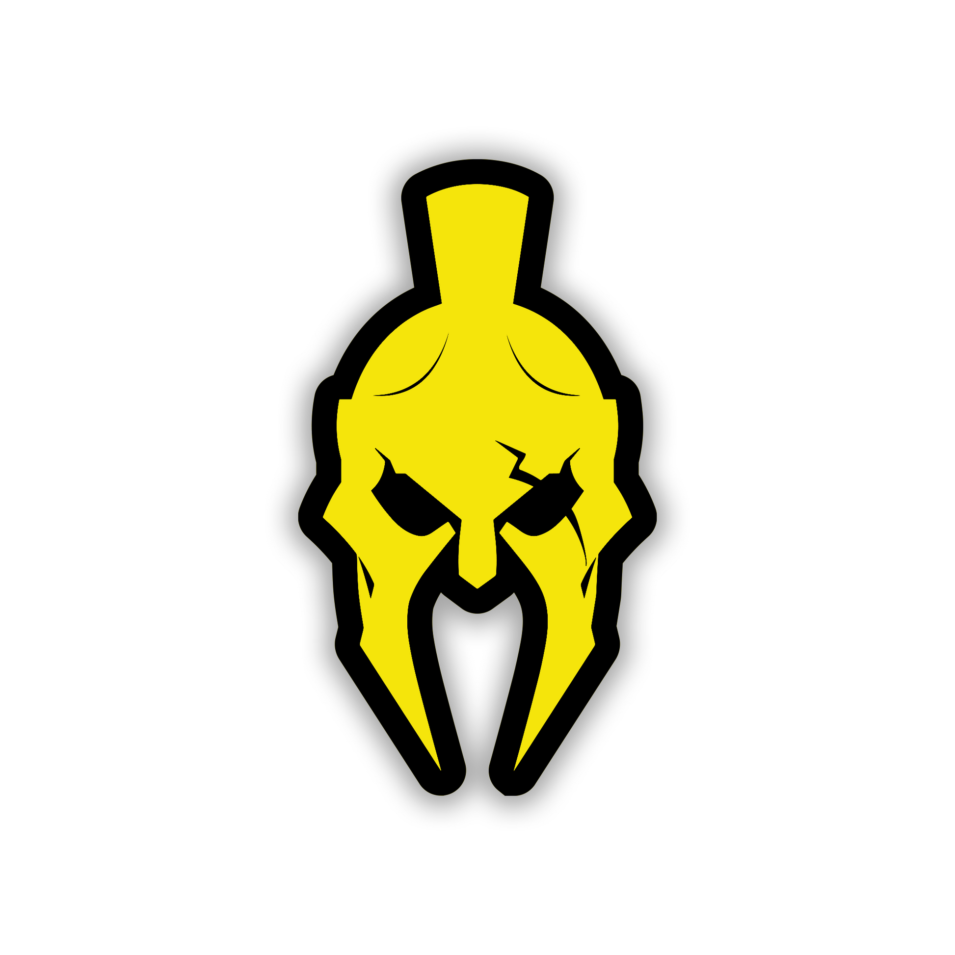 Custom style Spartan helmet car badge for fender or exterior decoration