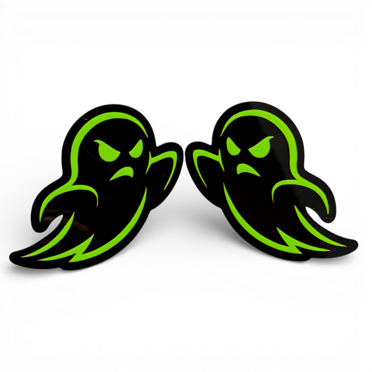 angry ghost car badge decal for truck hood aggressive styling