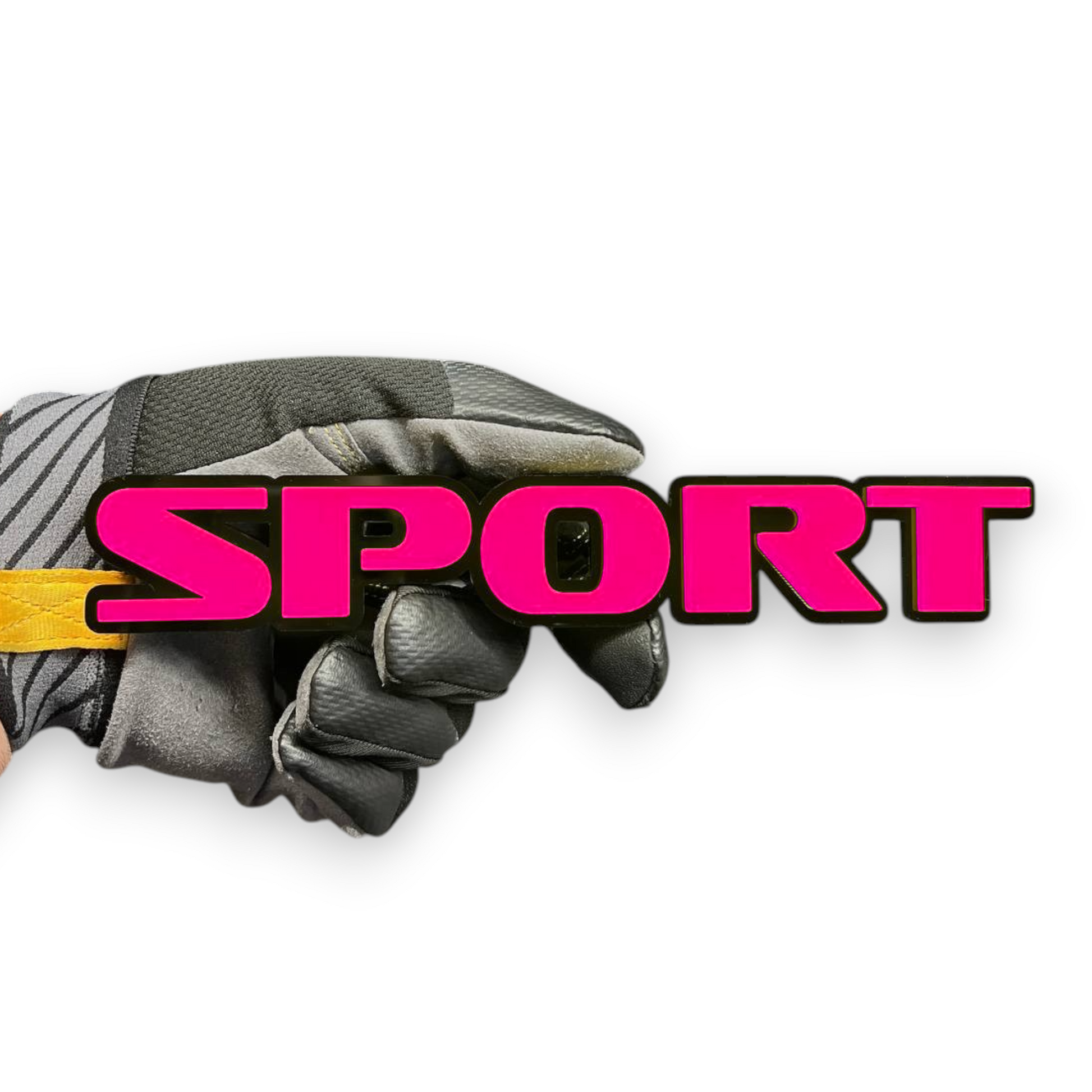 SPORT glossy acrylic truck emblem performance decal for Raptor style builds