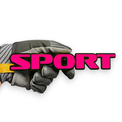 SPORT glossy acrylic truck emblem performance decal for Raptor style builds