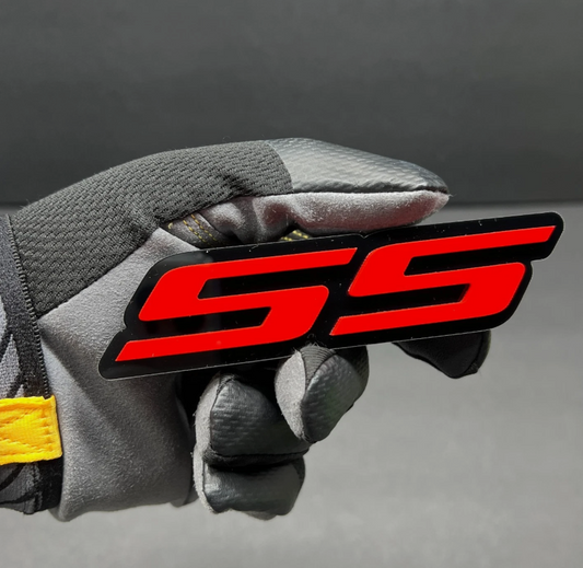 acrylic ss badge f150 silverado truck performance upgrade