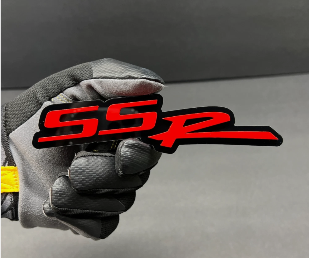 SSR logo GMC Sierra HD hood performance emblem