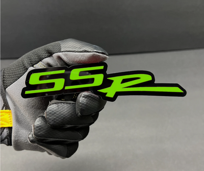 SSR script emblem on Ford F250 F350 heavy duty truck