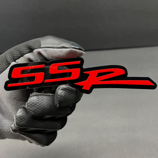 SSR badge on Jeep Wrangler Ford Bronco offroad vehicle