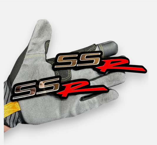 SSR badge Dodge Charger muscle car performance emblem