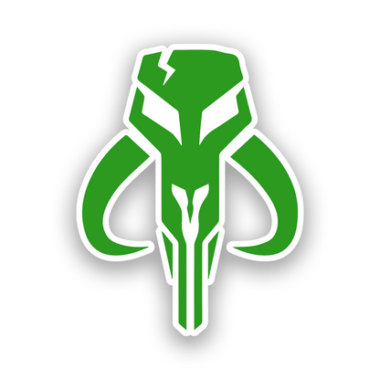 Engraved Boba Fett helmet badge for personalized car or truck styling