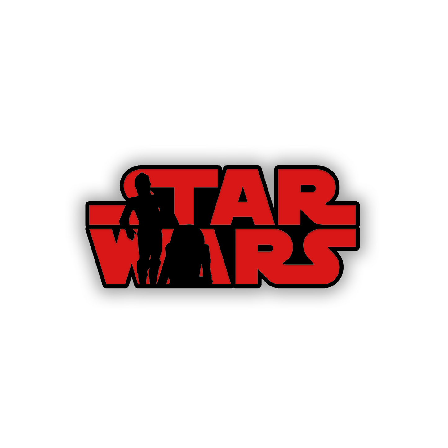 Star Wars inspired Car Badge Fender Emblem for vehicle exterior decoration