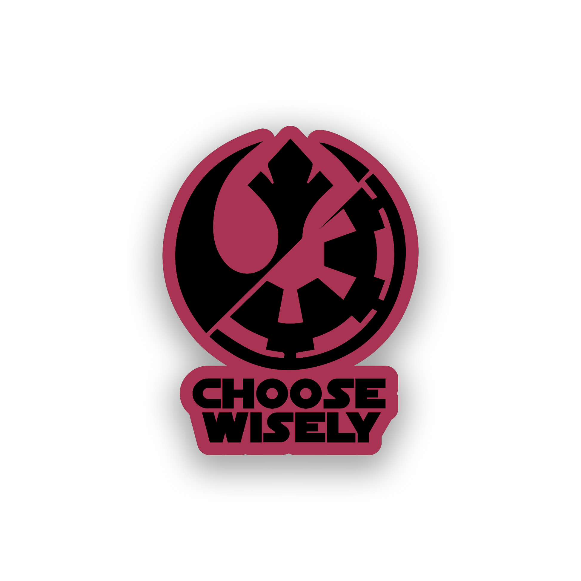 Custom galactic car badge designed for personalized vehicle exterior
