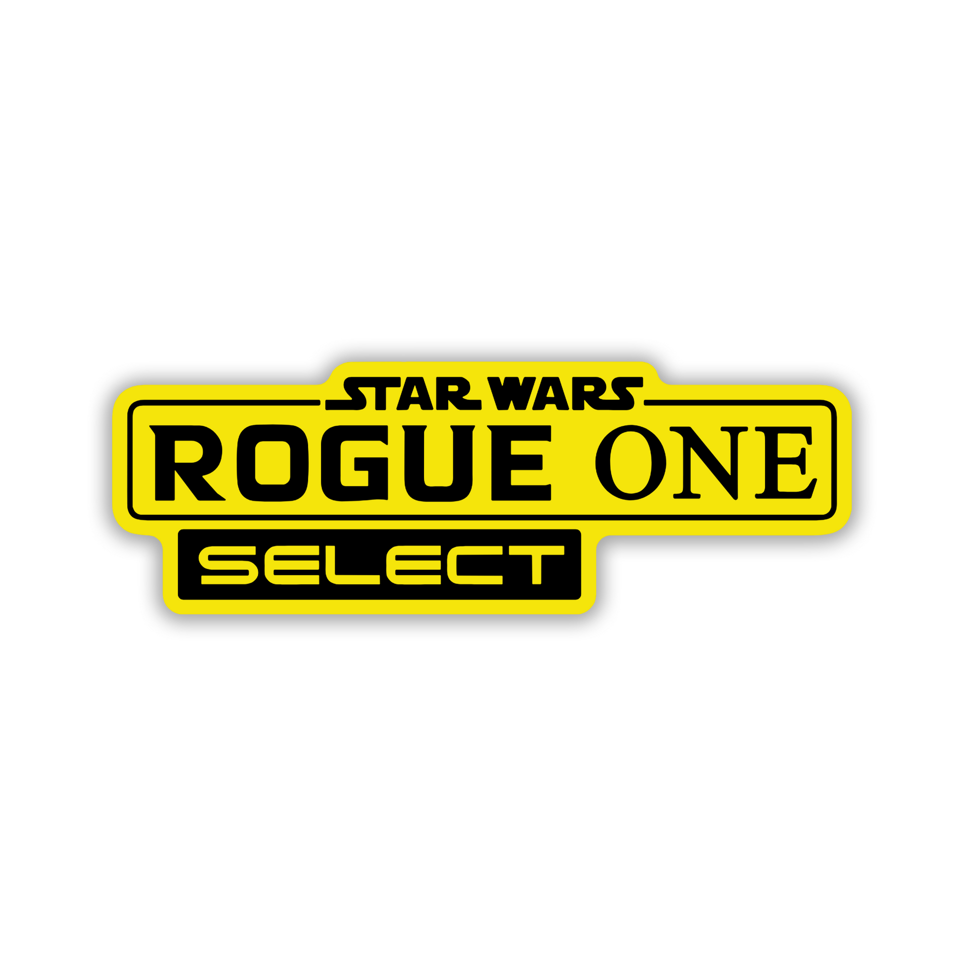 Engraved Rogue One Select badge for car, truck, or SUV