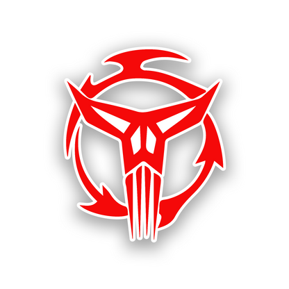 Laser engraved Neo Crusaders inspired badge for custom vehicle exterior styling