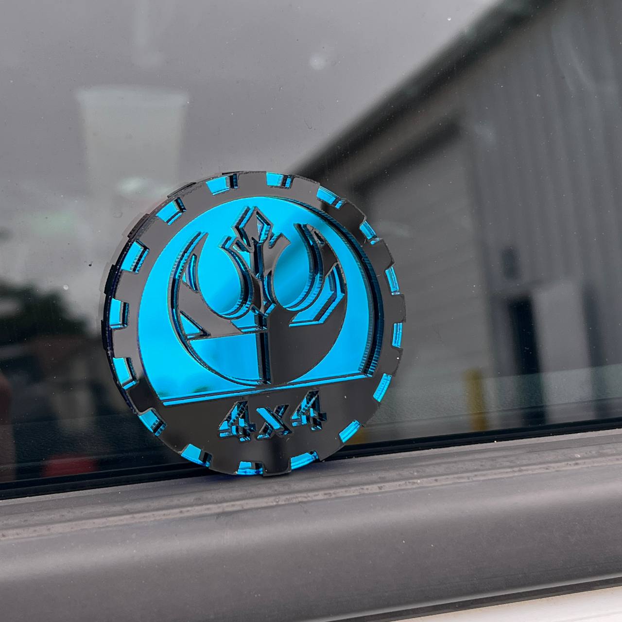 Starwars rebel symbol jeep car badge acrylic emblem