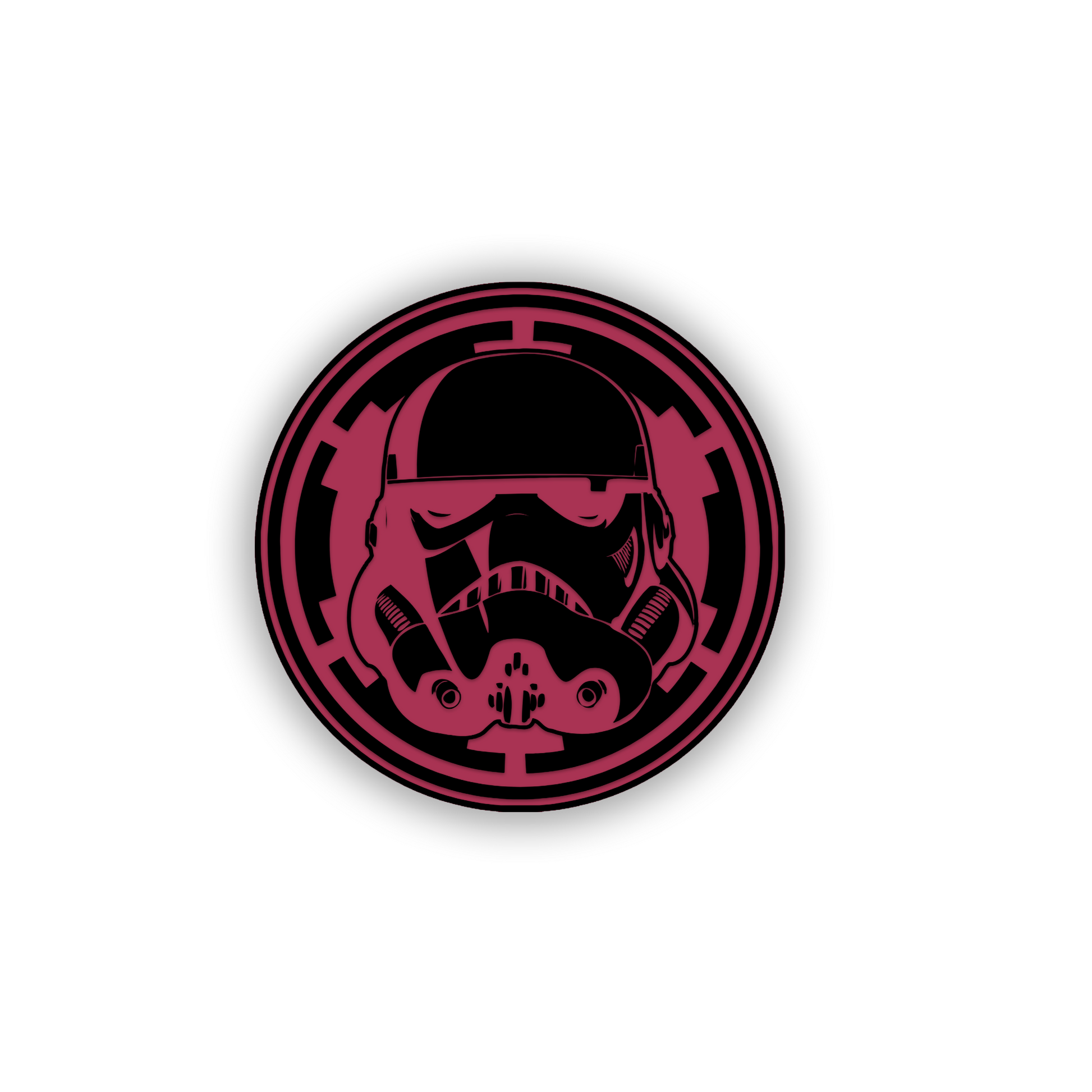 Decorative Stormtrooper circle emblem for truck or car exterior
