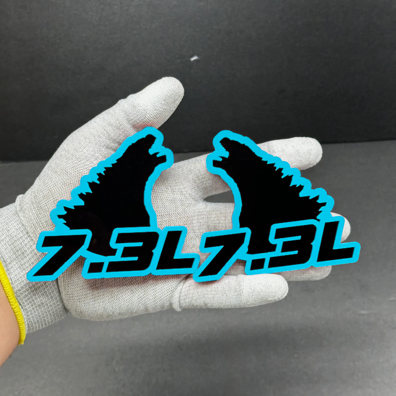 T-Rex style 7.3 emblem for Ford F150 F250 F350 trucks