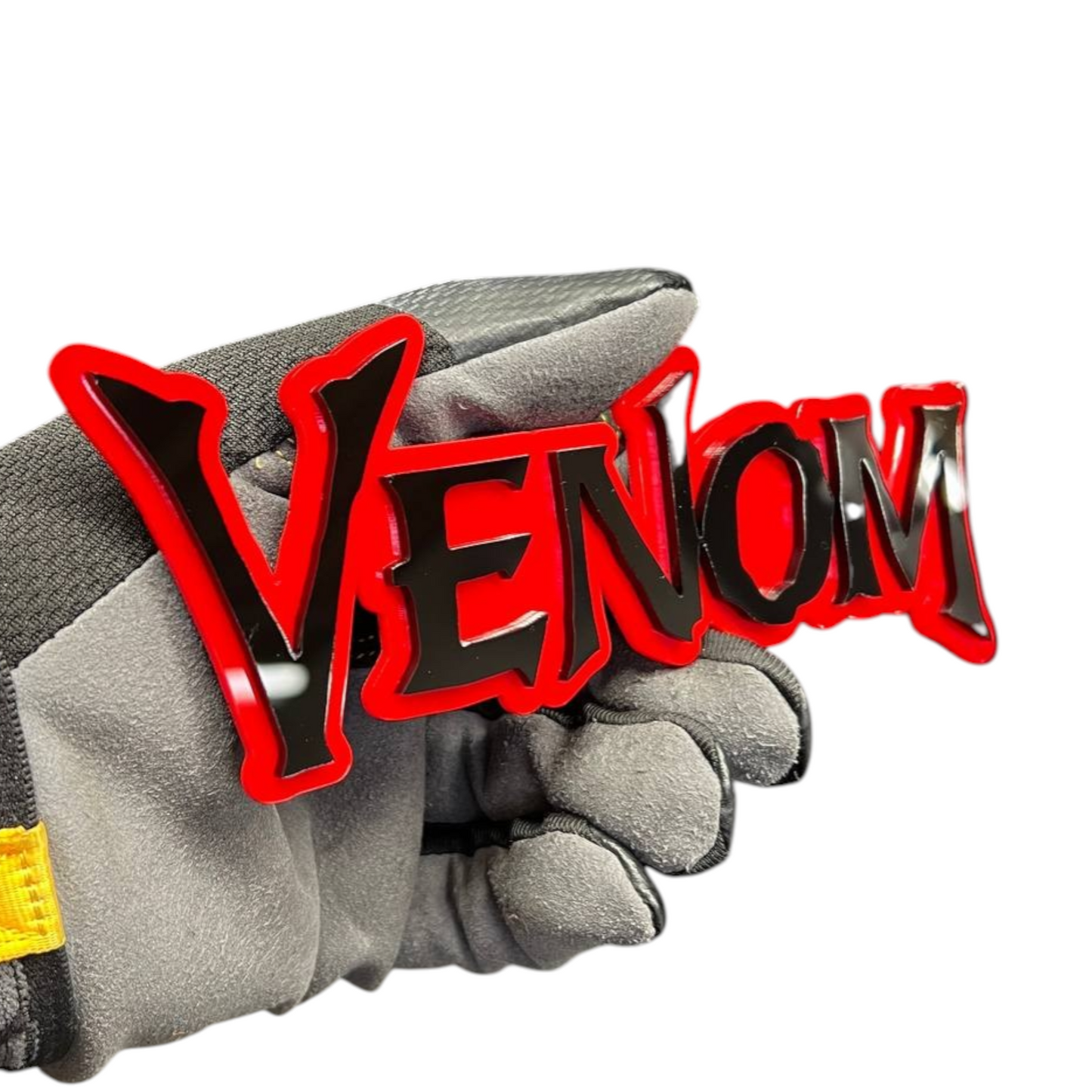VENOM aftermarket style acrylic car badge for performance inspired vehicle customization