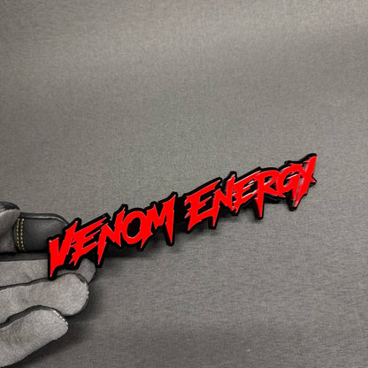 Red Venom Energy automotive emblem for Chevy Camaro, Silverado, Tahoe and Corvette fender or tailgate