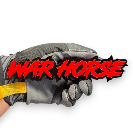 WAR HORSE aggressive dripping style emblem for RAM offroad truck build